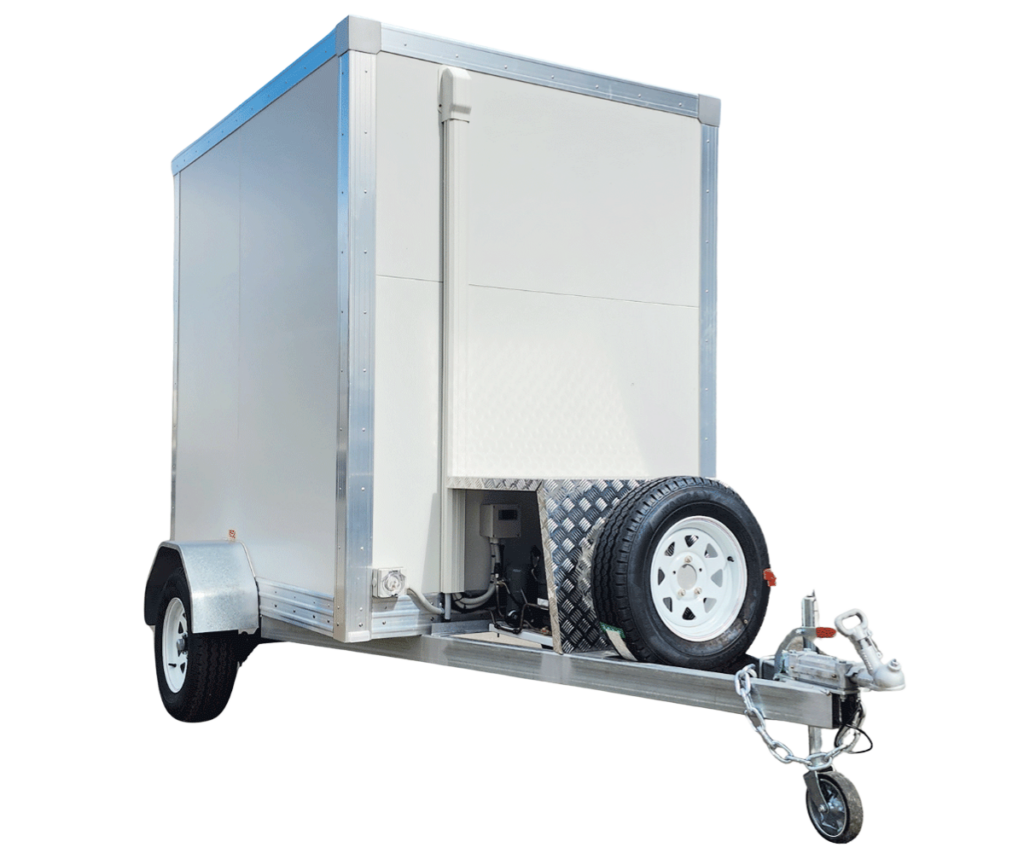 A cold trailer | Image for the Portable Cold Room for Family Functions page.